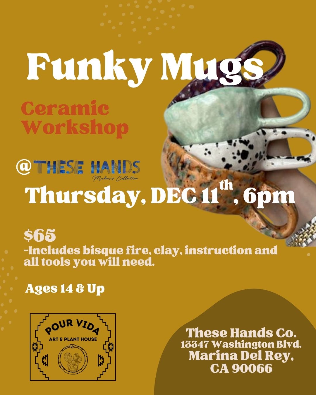Funky Mugs Workshop @ These Hands Co.