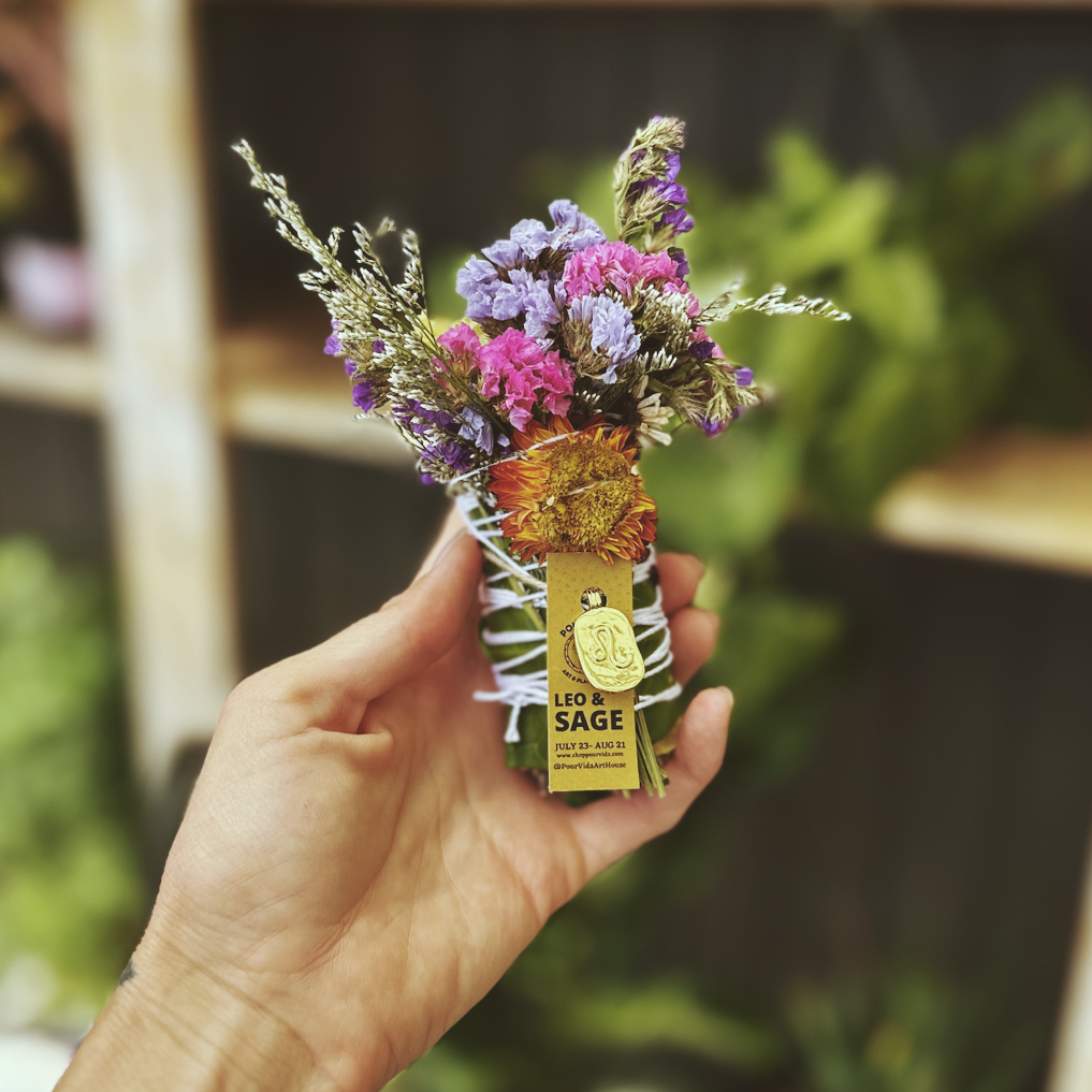 Leo Herbal Smudge Wand