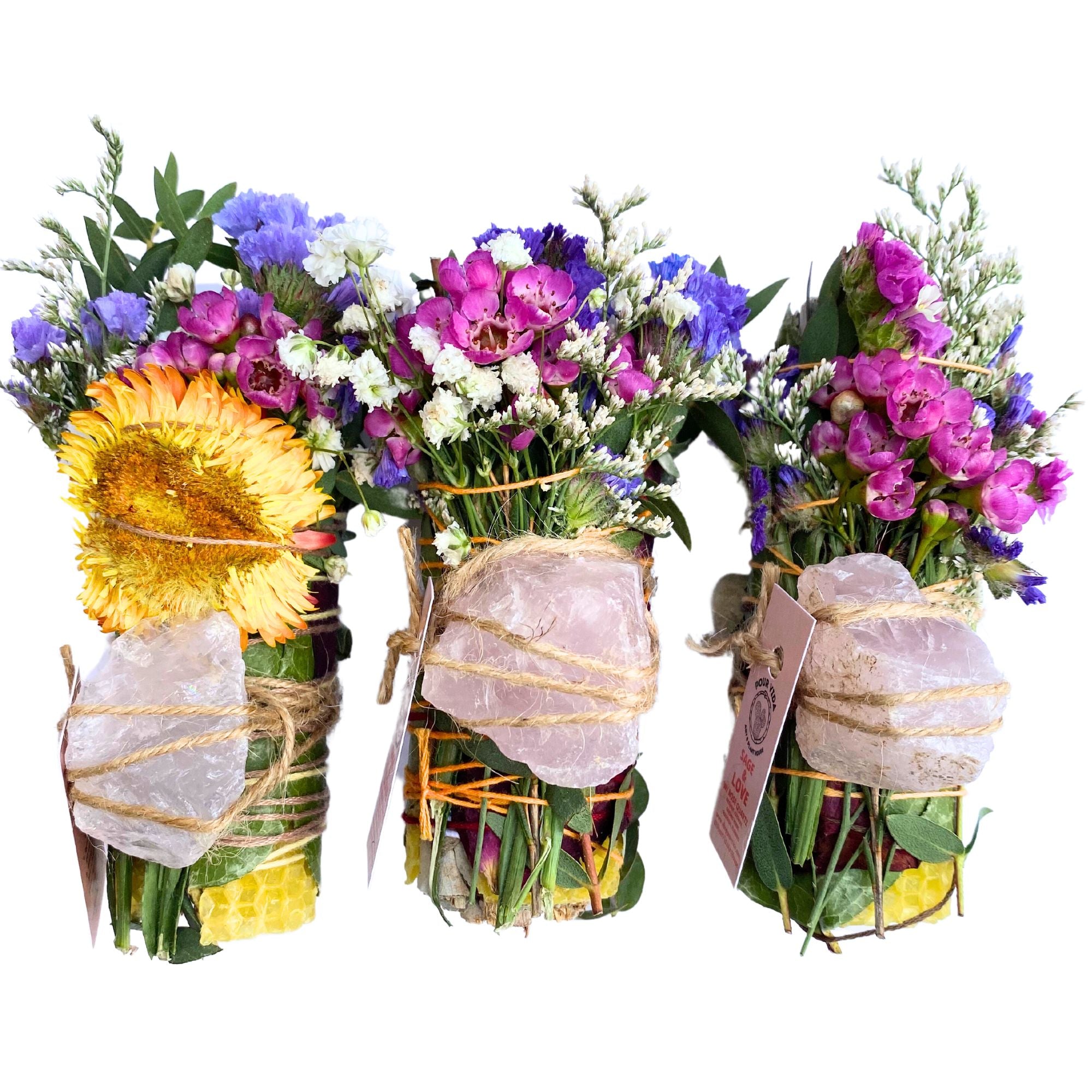 Sage & Love Bee’s Sneeze Herbal Torch, 4”