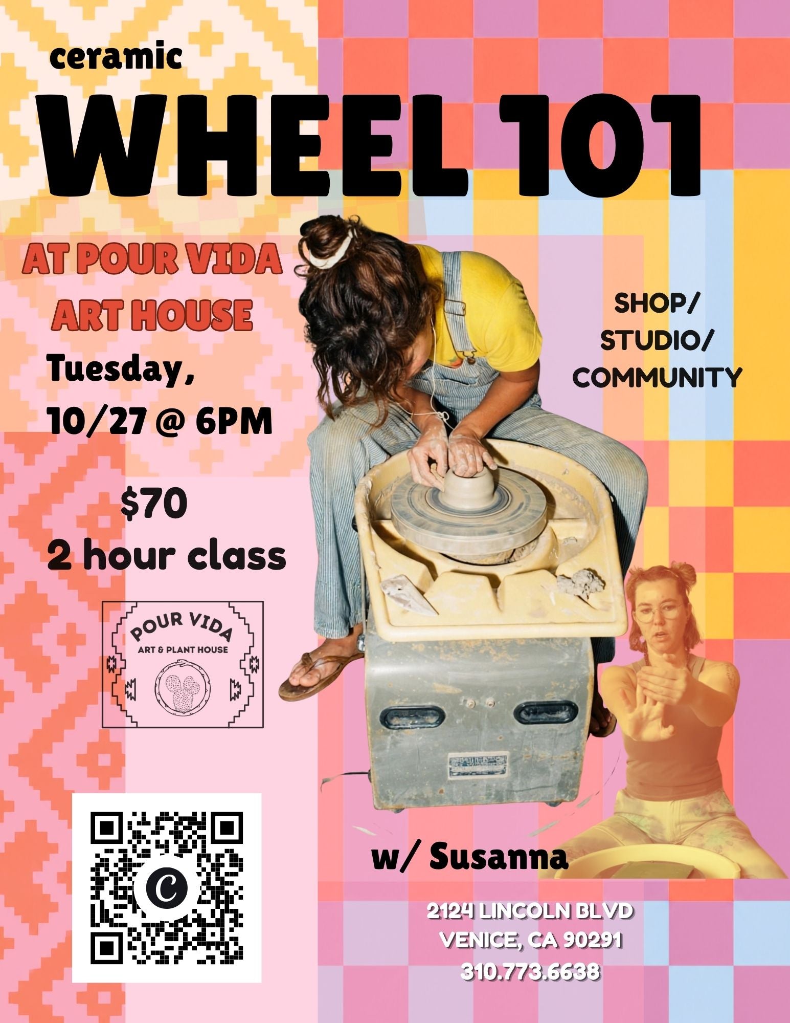Ceramic WHEEL 101 Workshop!