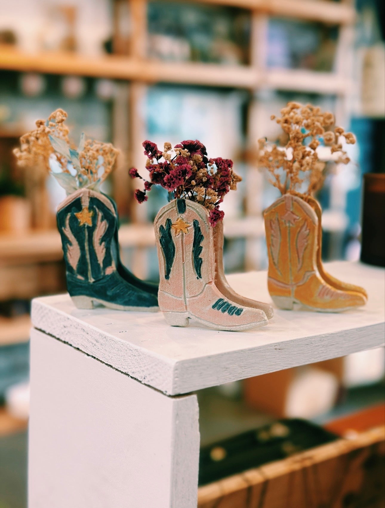 Ceramic Boot Vase Workshop!