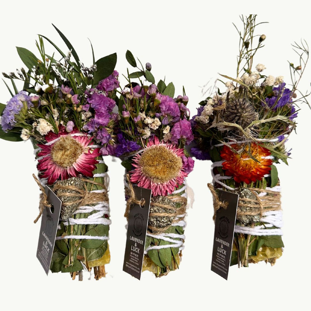 Lavender & Luck Bee's Sneeze Herbal Torch, 4” – Pour Vida Art & Plant House