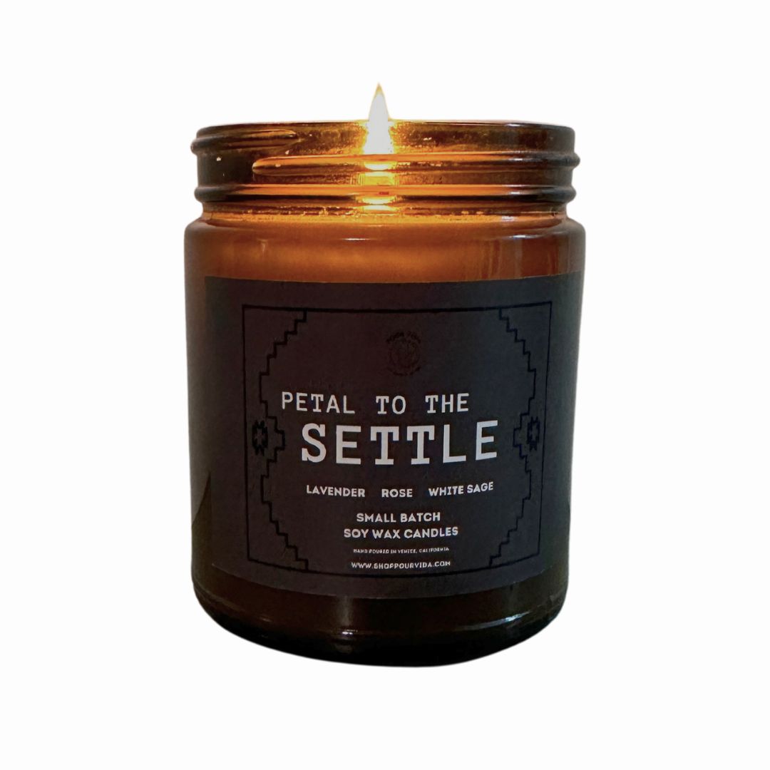 Petal To The Settle Candle, 8oz