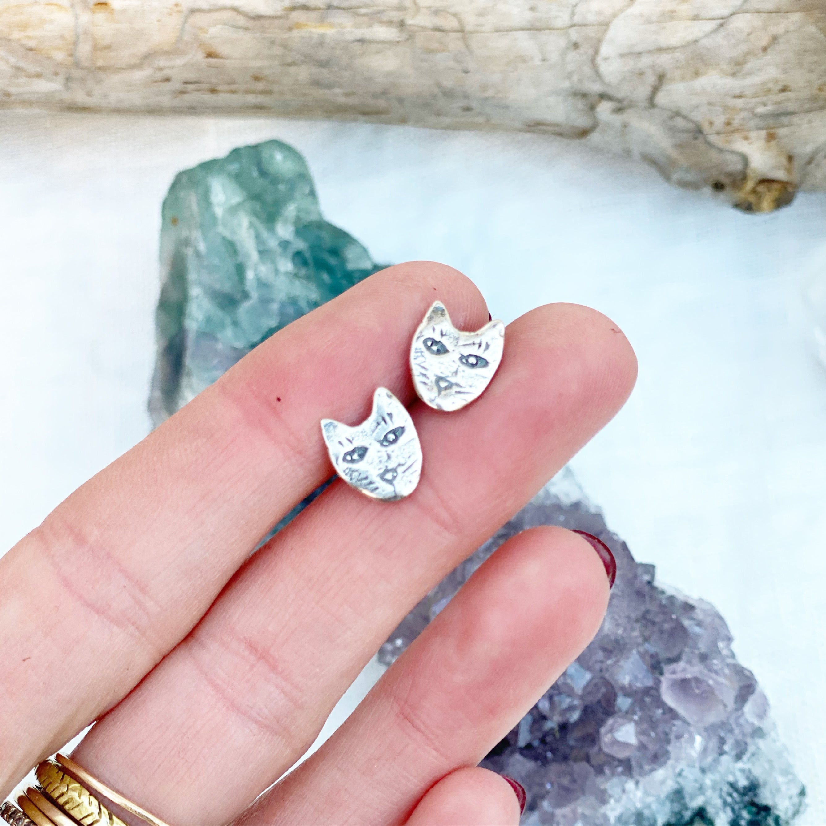 Itty Cat Studs
