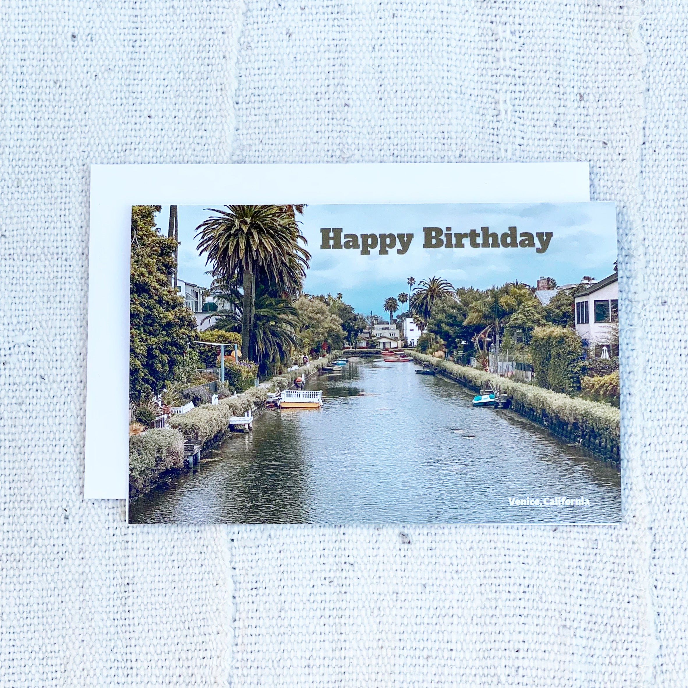 Venice Canals Birthday Greeting Card